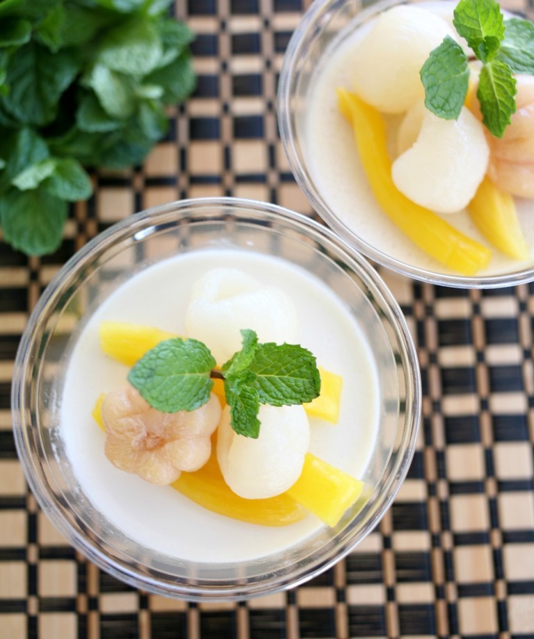 Coconut panna cotta is the oerfect warm weather dessert